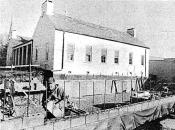 Construction of Community House addition in 1982