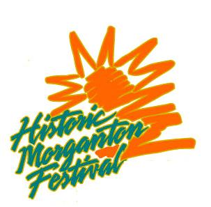 This is an image of the Historic Morganton Festival's logo, which is a stylized sunburst.