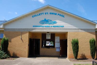 Collett St. Swim Pool building