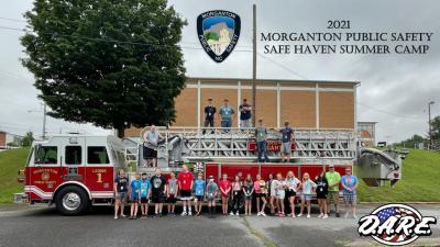 Participants in the 2021 Safe Haven camp